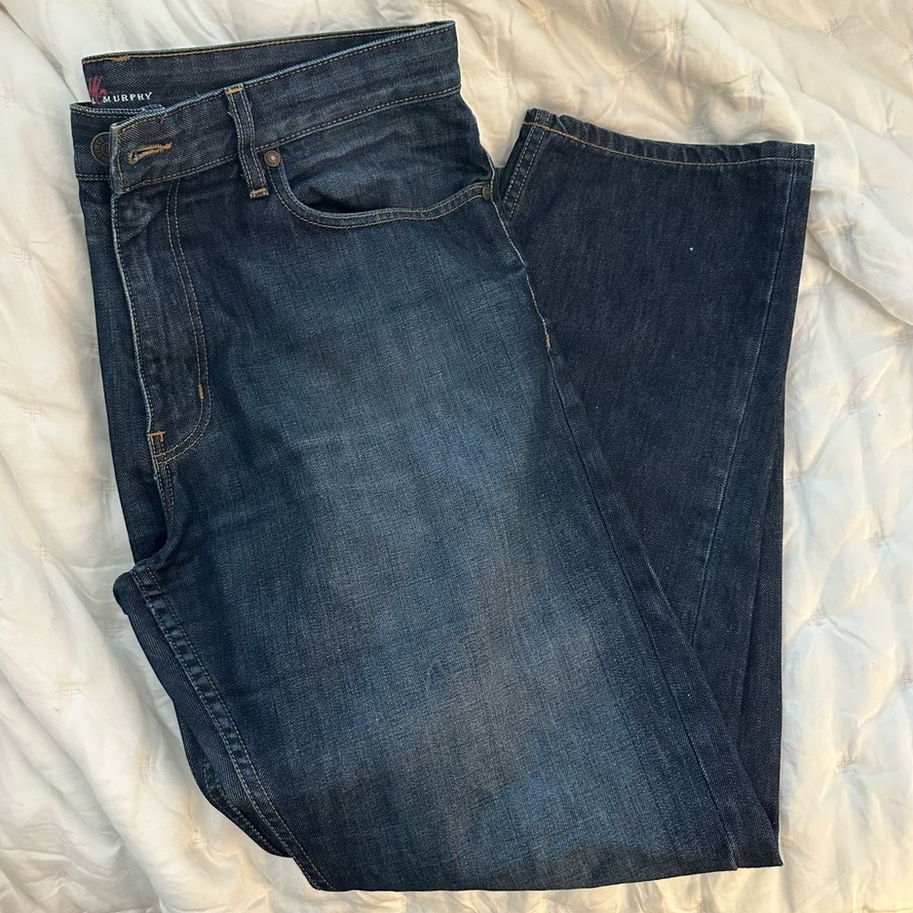 Johnston & Murphy Dark Wash Regular Fit Jeans